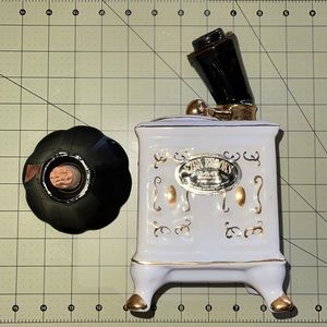 Vintage Ezra Brooks victrola record player liquor bottle decanter